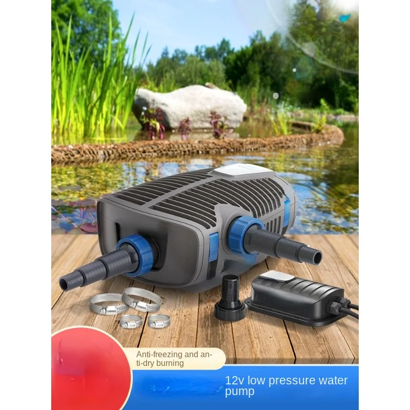 12V Water Pump Fish Pond Low Pressure Circulating   Outdoor Koi   Large Flow Submersible