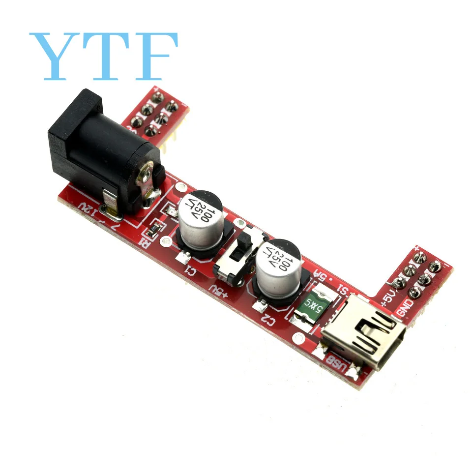 Breadboard Special Power Module 2-way 5V/3.3V Red (excluding Breadboard)