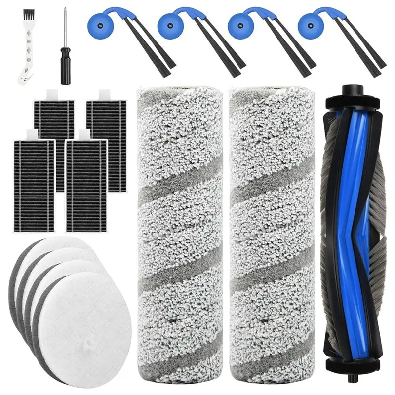 

A23F-Replacement Parts For Ecovacs Deebot X11 Omnicyclone Robot Vacuum- Main Side Brush HEPA Filter Mop Cloth Included Accessory