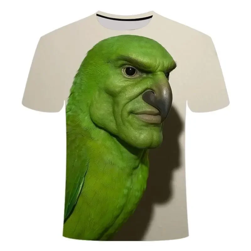 Lustiges Meme-Affen-T-Shirt mit 3D-Druck für Teenager, Sommer, lässig, Rundhalsausschnitt, kurzärmelig, Humor, Tiere, Grafik, Streetwear-Tops – Detail 5