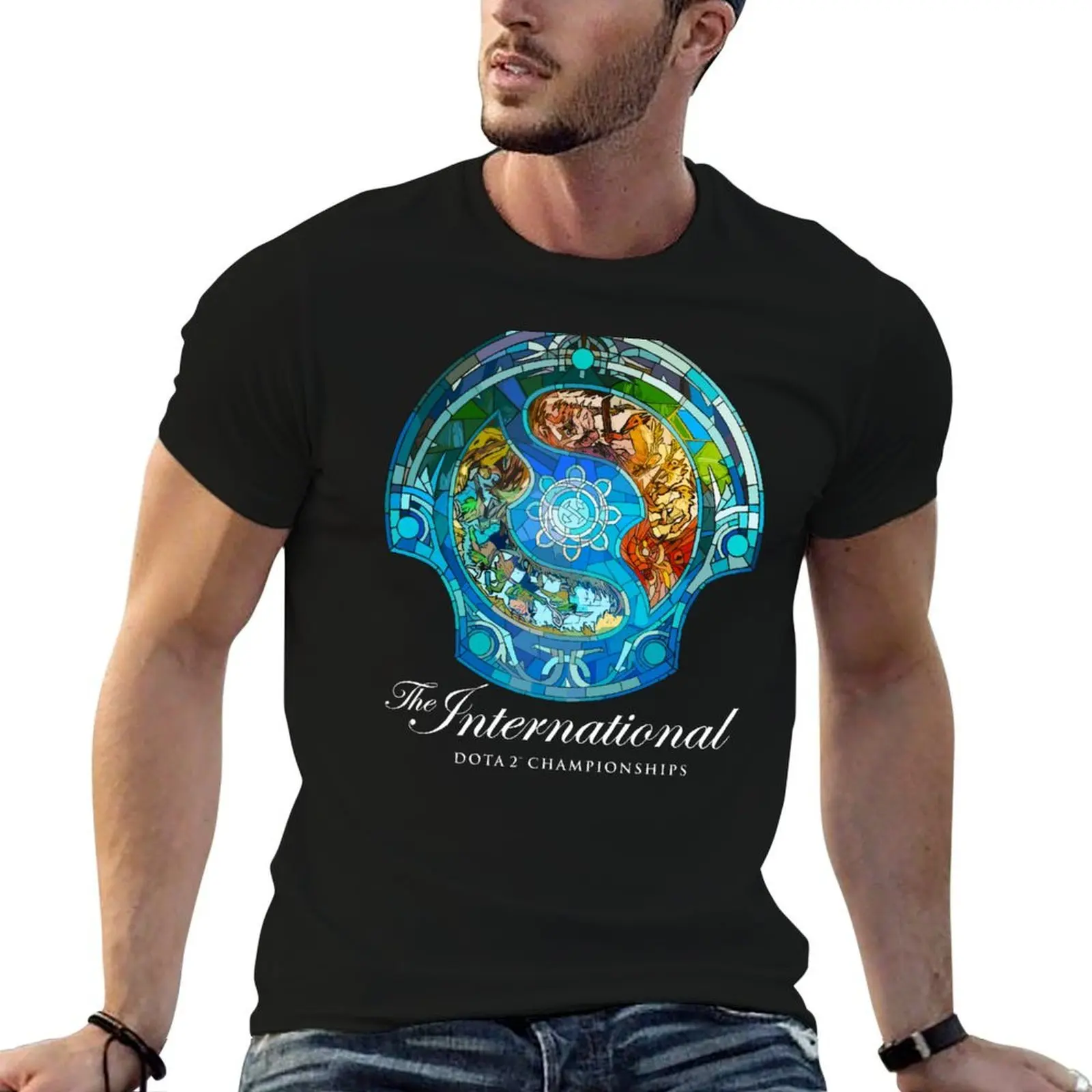 

The International 2023, Aegis, Dota 2, Seattle, october T-Shirt t shirts designer t shirts for man cotton funny T-Shirt