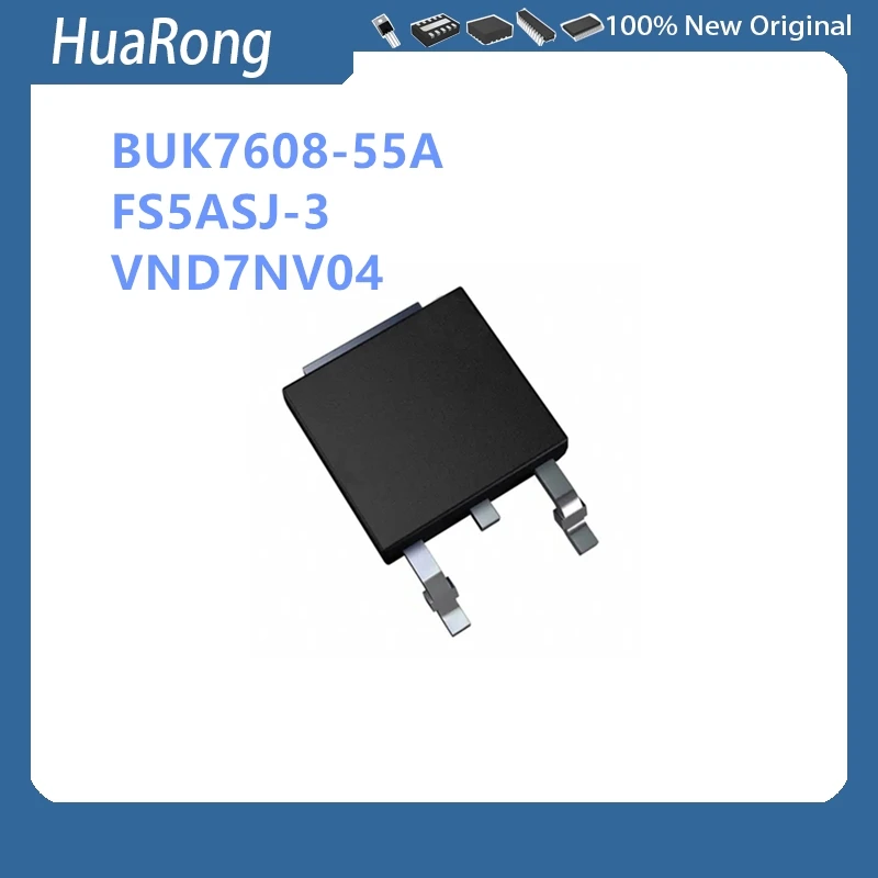 10Pcs/Lot BUK7608-55A BUK7608 FS5ASJ-3 VND7NV04 VND7N V04 TO-252
