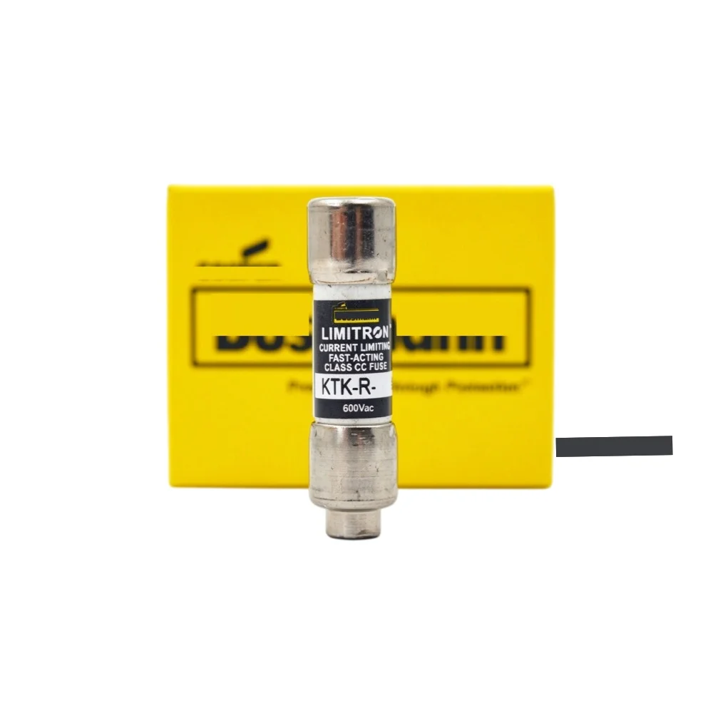 KTK-R-8 Fast Acting Cartridge Fuse, 8A 600V, 【10-Pack】OEM