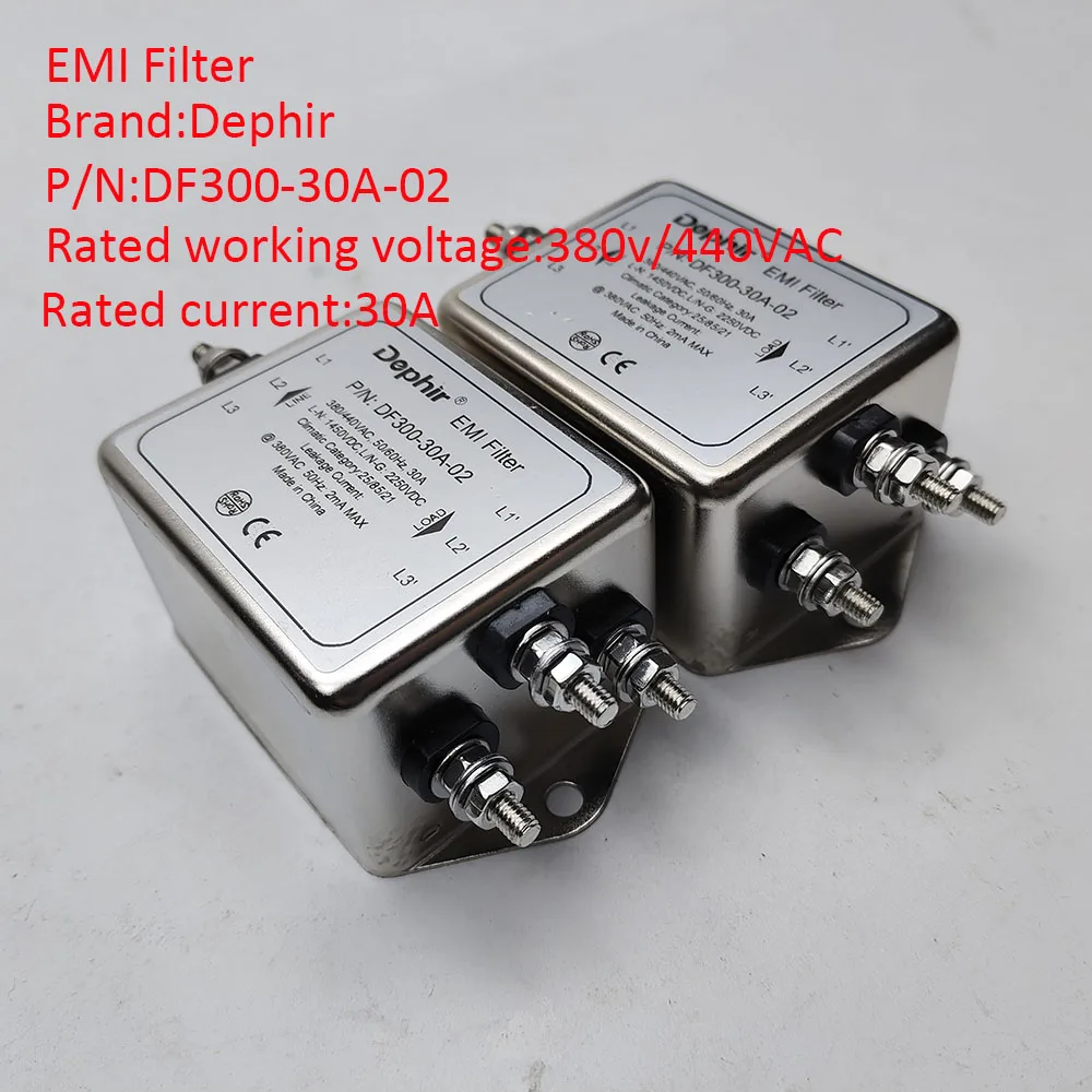 DF301-30A-01 Dephir EMI filter 380v noise suppressor for cnc machine laser machine or industrail machine