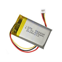 1-10PCS 3.7V 600mAh 562438 602535 552535 Lipo Battery for Sho-me Combo 1 Shome combo A1 Bluetooth Speaker Earphone Smart Watch