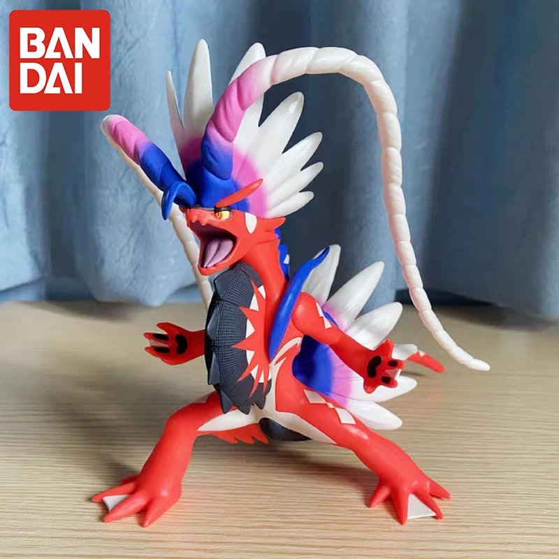 Original Bandai Scale World Pokemon Scarlet Violet Koraidon Paldea Region Figure Anime Action Figurine Pvc Model Toy Xmas Gift