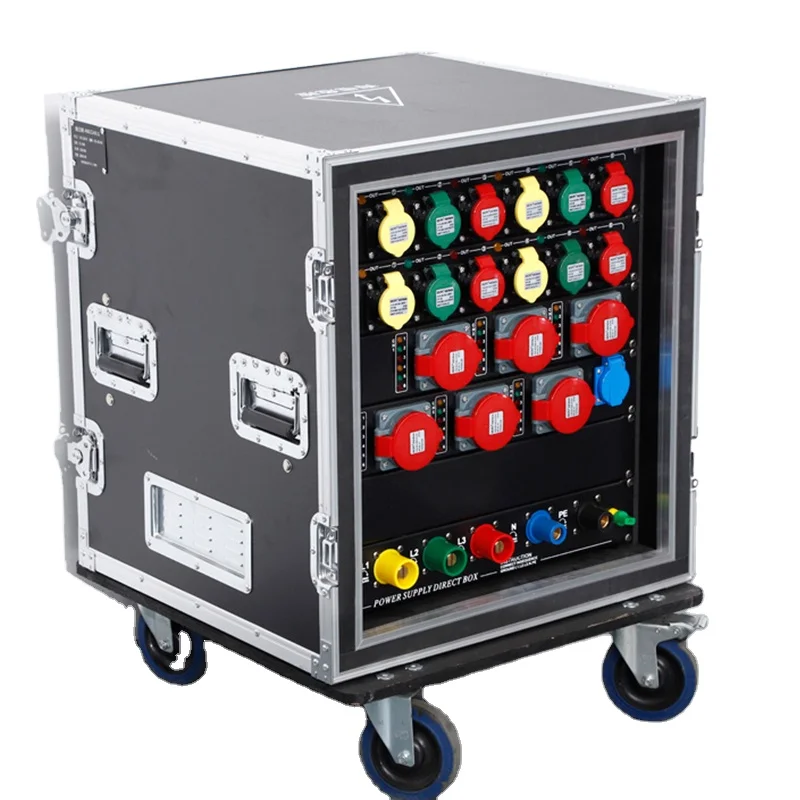 

48-way Power Supply Straight-through Box Stage Lighting Performance Rental Leakage protection Distribution Cabinet LED Large