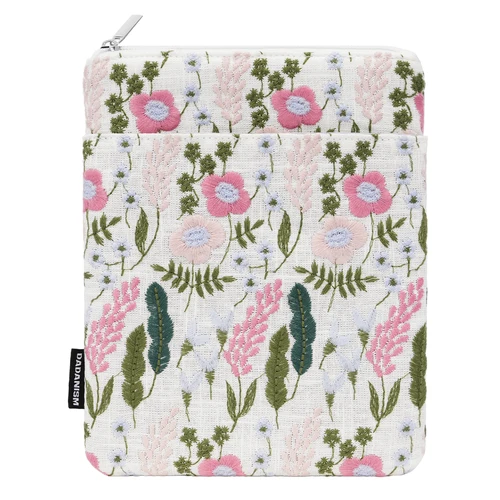 Funda protectora para Kindle/Kindle Oasis/Kobo E-Reader de 6 "", funda acolchada con margaritas bordadas para Kindle Paperwhite de 7""