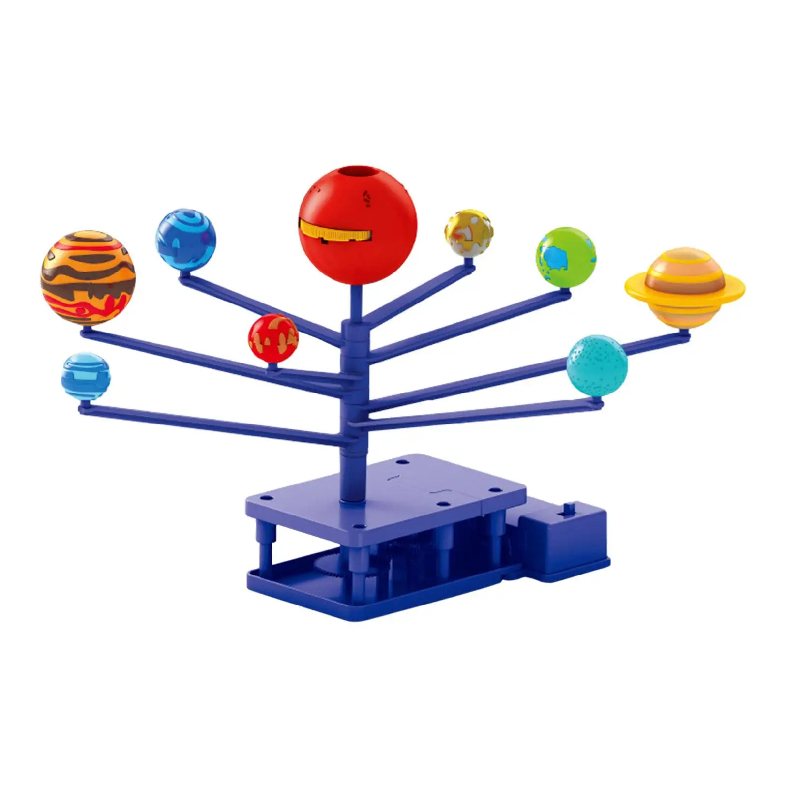 Solar System Planet Toys for Kids 8 Planets Model with Projector Talking Astronomy Educational STEM Craft Playset DIY Science