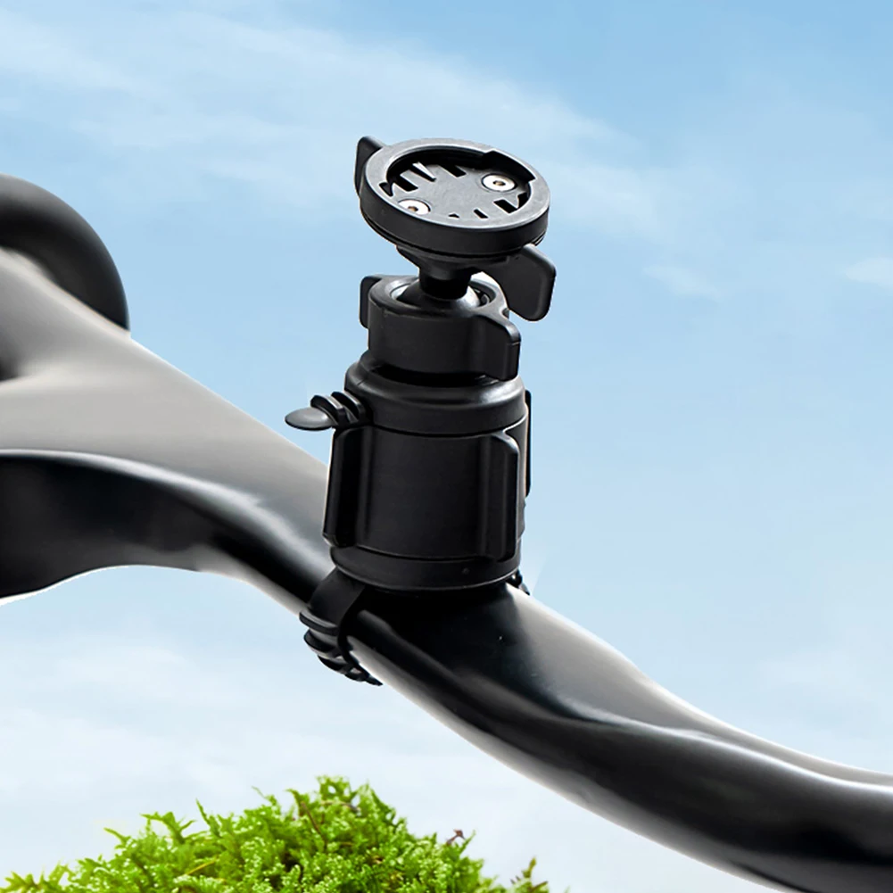 

Держатель для компьютера на руле велосипеда 360° ° Вращающаяся основа для велосипедной фары, компьютерный кронштейн, кронштейн для секундомера для шоссейного велосипеда MTB для Garmin