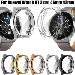 Full Protective Case Cover For Huawei Watch GT 3 Pro 46mm 43mm SmartWatch Screen Protector Replace Accessories Frame Case TPU