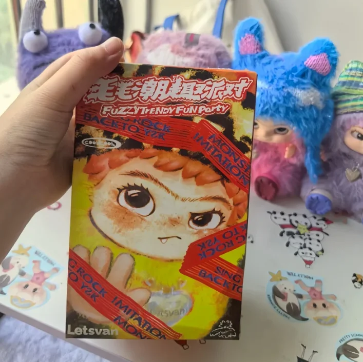 

Подлинная Wakuku Fuzzy Trendy Fun Party Series слепая коробка милая фигурка Wakuku Mystery Box плюшевая кукла сумка кулон кукла подарок