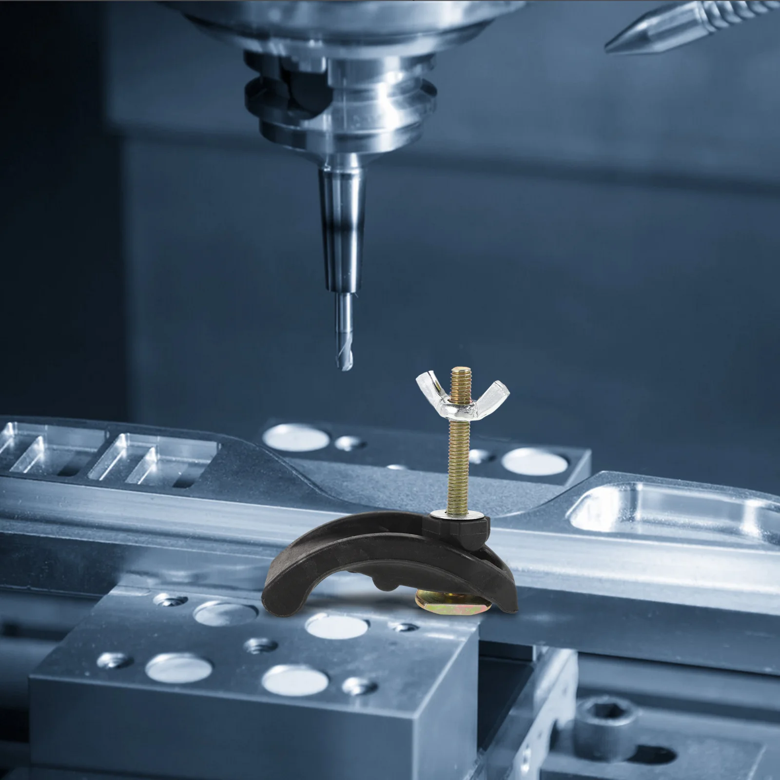 2 قطعة آلة الحفر الصحافة لوحة المشبك T-فتحة طاولة العمل تركيبات لوحة كليب ل Cnc راوتر دقة المشبك أداة النقش #5