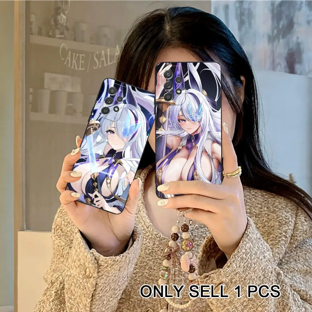 

Azur Lane Unzen Matte TPU Mobile Phone Case for Samsung Galaxy A56 55 54 53 52 51 36 35 34 23 16 15 5G Colorful Cover