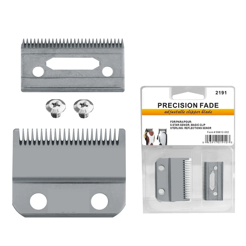 شفرة 2191 بديلة احترافية لقص الشعر Wahl 5 Star Series Senior، مشبك سحري، انعكاسات استرلينية كبار #1