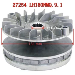 CVT Front Clutch Pulley Assy 400-5030 For Linhai Yamaha Keeway Jinlang Feishen Scooter ATV Accessories