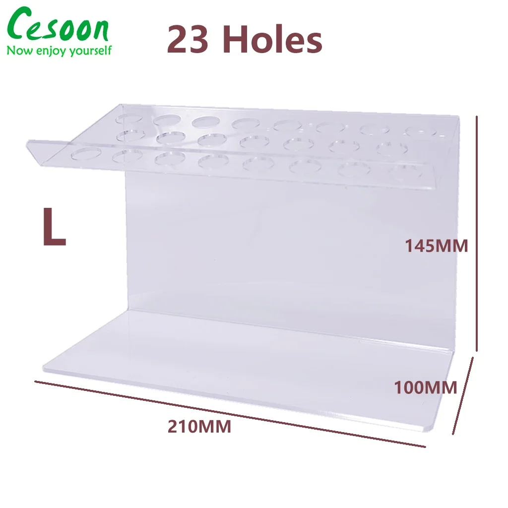 1Pc Dental Resin Composite Syringe Acrylic Organizer Holder Case Frame Transparent Dentistry Clinic Supplies Dentist Tools Box