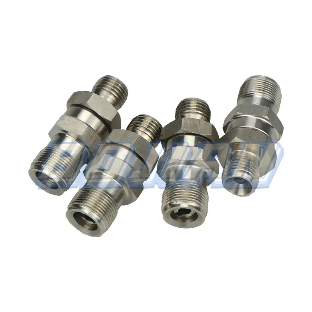 Airless Tubo Reto Mangueira Rotary Joint Pistola Peças, Ferramenta de Reparo 1/4 ", Adaptador de Alta Qualidade, NPS 3000 PSI, 6 Pcs