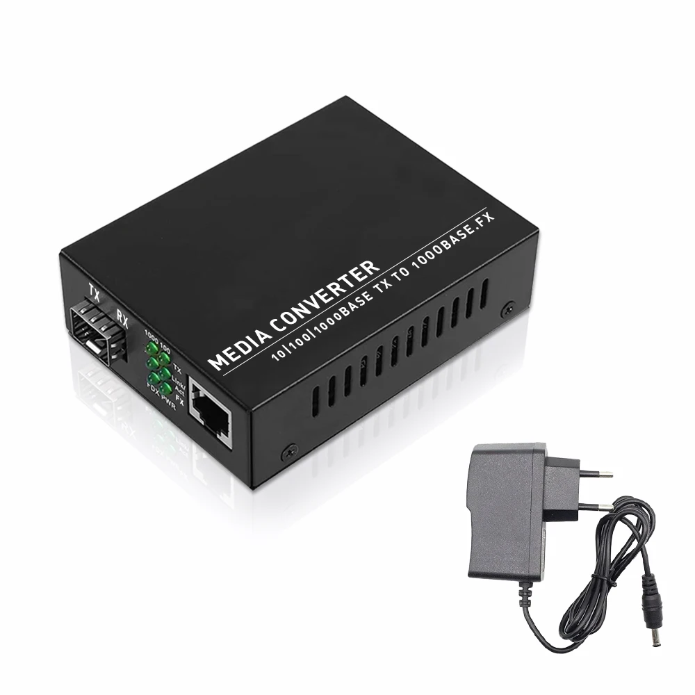 ZoeRax Gigabit SFP zu RJ45 Medienkonverter 1,25 Gbit/s LC Singlemode Glasfaser Ethernet Transceiver Modul