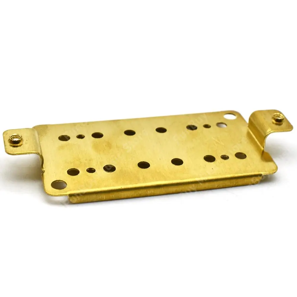 1pair Brass Humbucker Guitar Pickup Base Plate Baseplate 50mm Pole Spacings for Lp Electric Guitar Replacement Parts