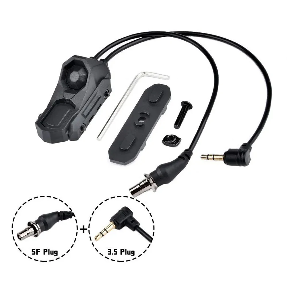 Taktischer AXON Drahtschalter 2.5/3.5 SF Fernbedienung Inline-Doppelfunktions-Druckschalter NG Taschenlampen-Picatinny-Schienen-Portabler Knopf – Detail 7