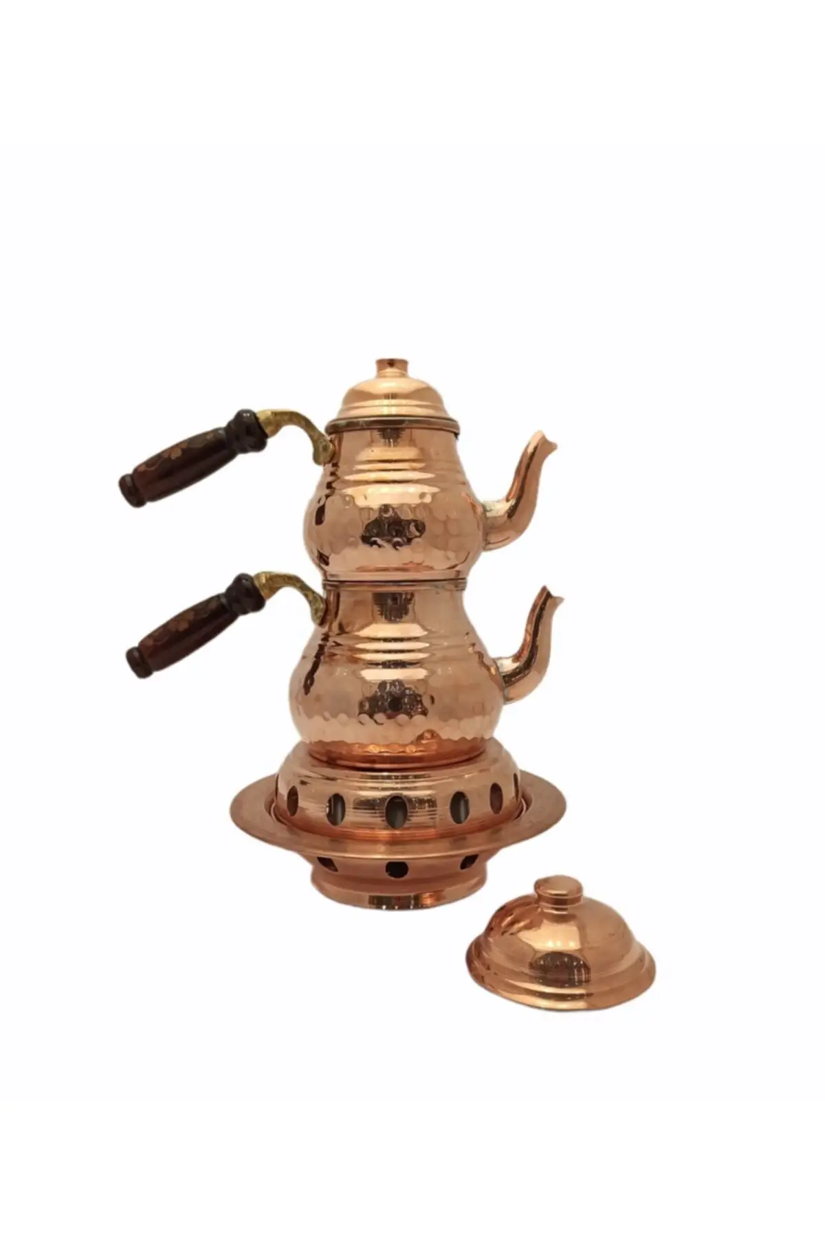 

DOLBOVI copper teapot small tattoo red, ottoman octed team B Model Cooper Tea Pots Handmade