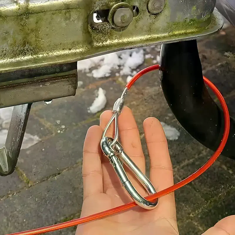 Car Trailer Safety Rope Trailer Breakaway Safety Cable With Clevis End For Caravans Horseboxes Trailer Tents Accessories 1Pcs