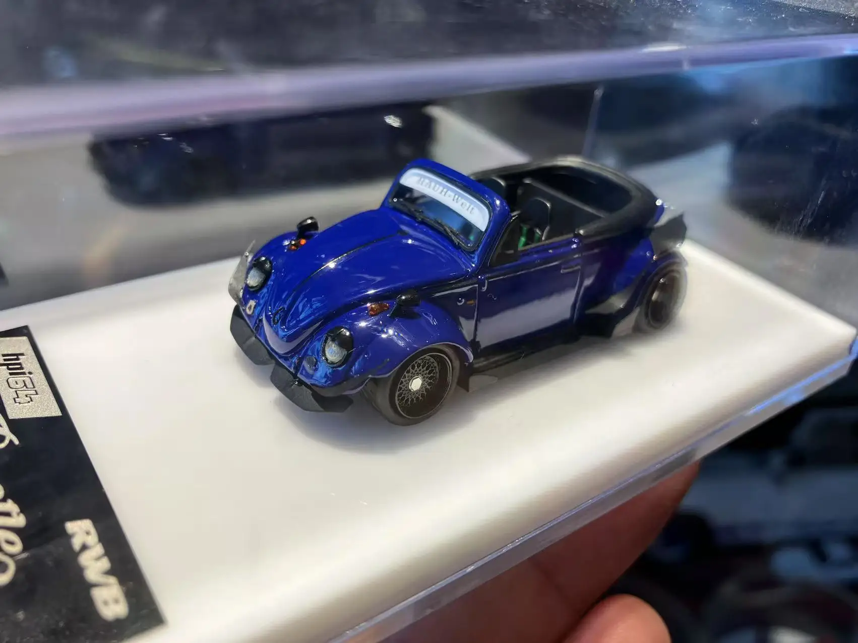 

Hpi64 1:64 Resin Rwb Blue Special Model Car Collection Limited Edition Hobby Toys