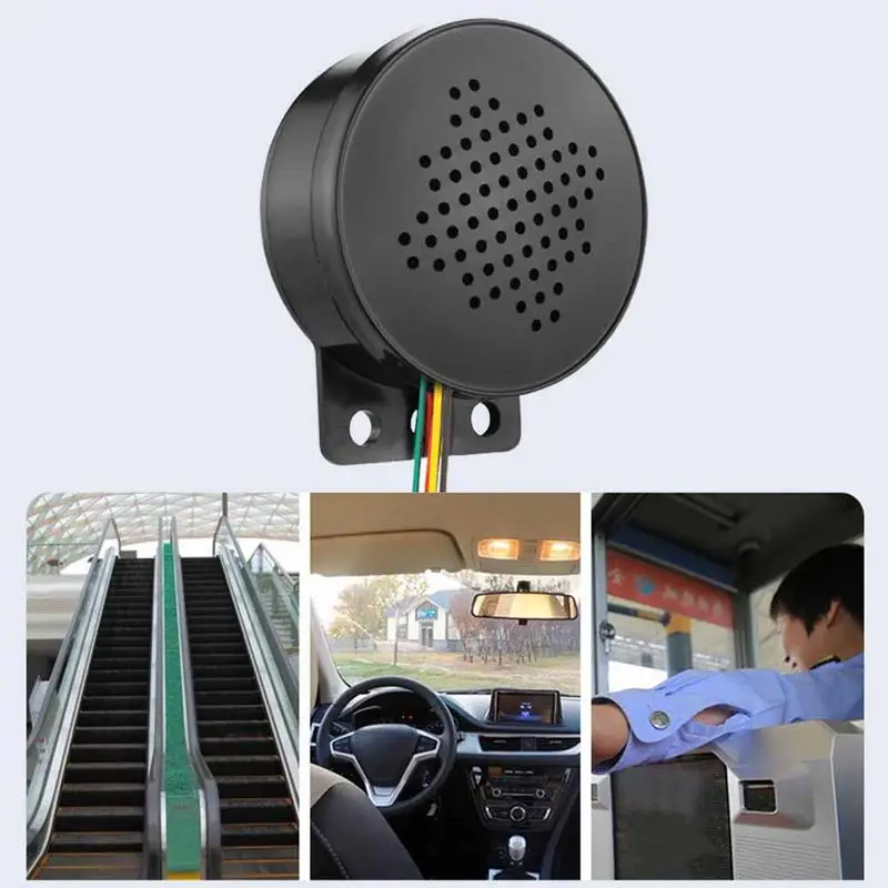 Multifunction 4 Channel Voice Speaker Prompter Sound Alarm Reverse Siren Buzzer Alarm Horn Beep 12 24v Car Start Voice