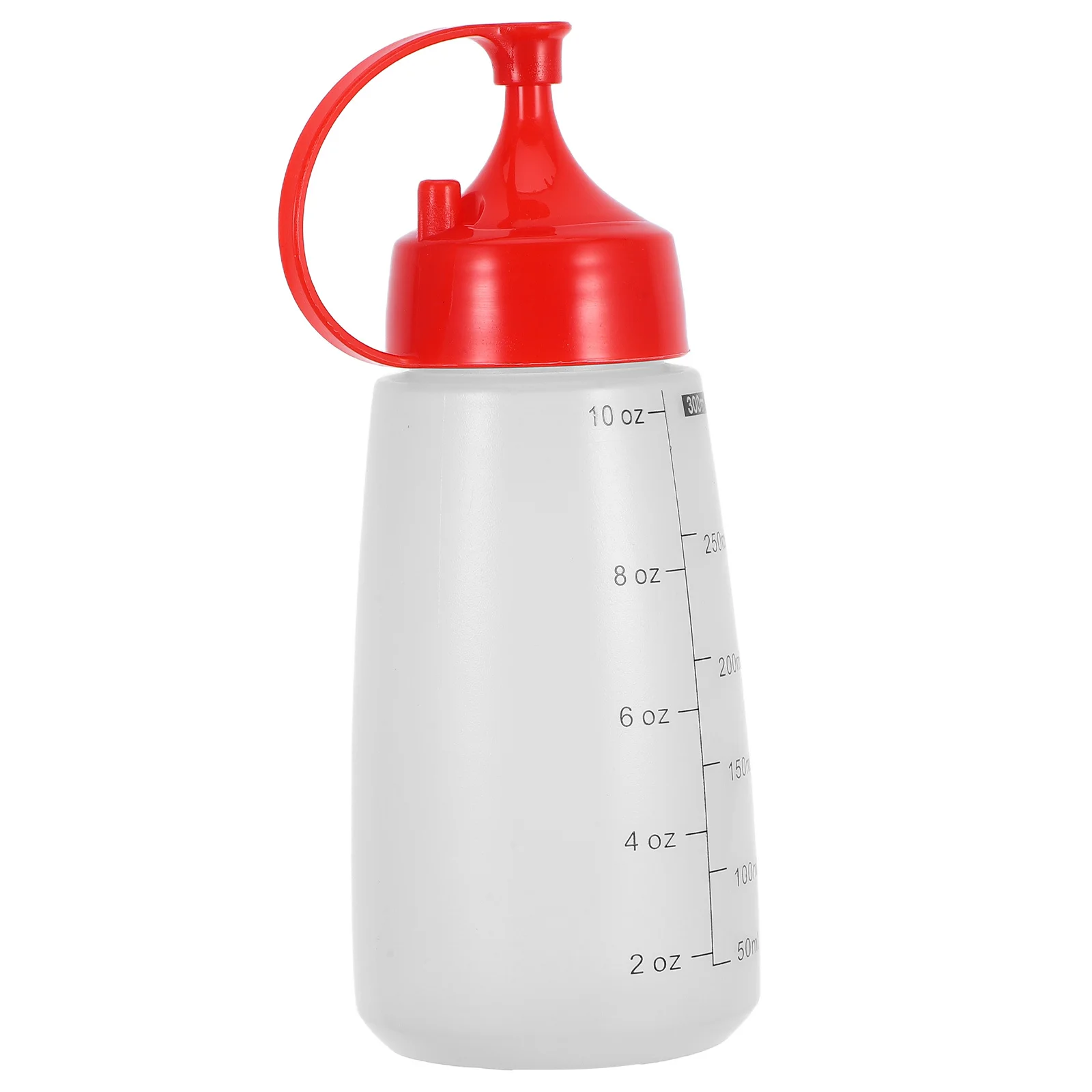 

Squeeze Bottle for Sauce with Measurement Marks Thickened Design Leakproof Cap for Ketchup Mustard Salad Dressing Condiment