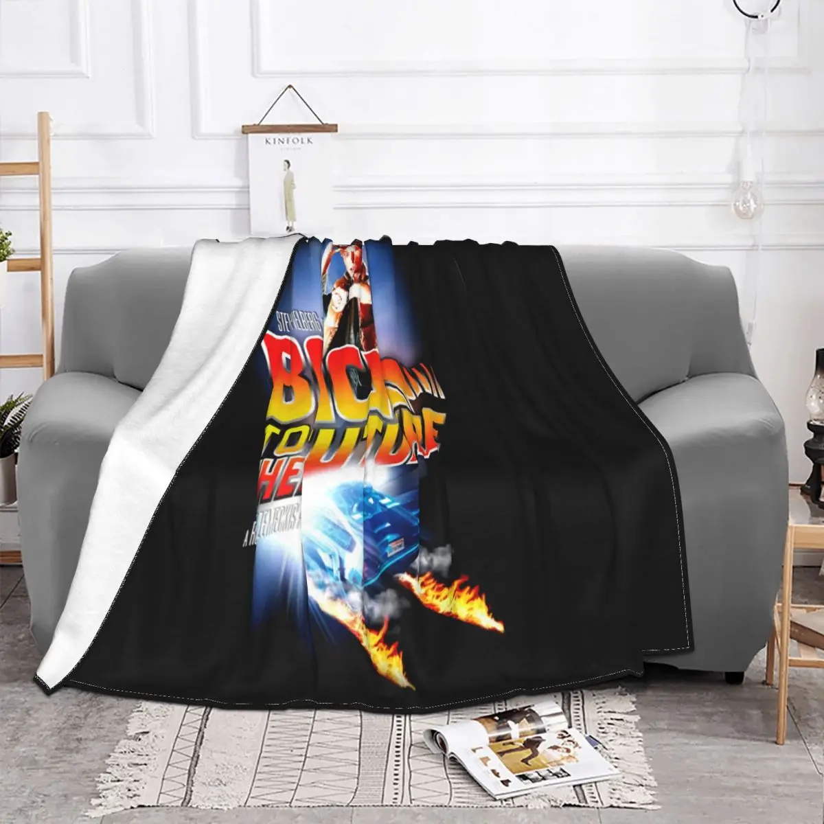 Men's Fashion Back To The Future Logo Women Men Rock Top Discount Great Quality Chinese Style Brand Style Throw Blanket