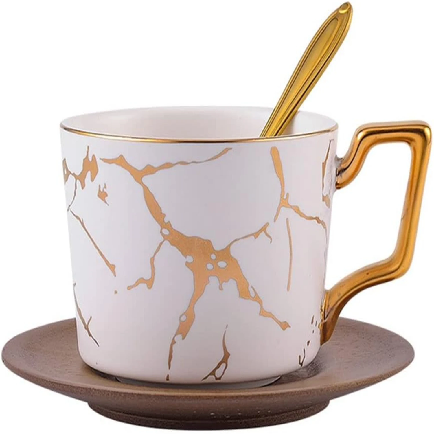 

Luxurious High Quality Tea Cups Set for Hostess, Exquisite Elegant Afternoon Tea Cups and Saucers, Delicate Charming Floral Tea
