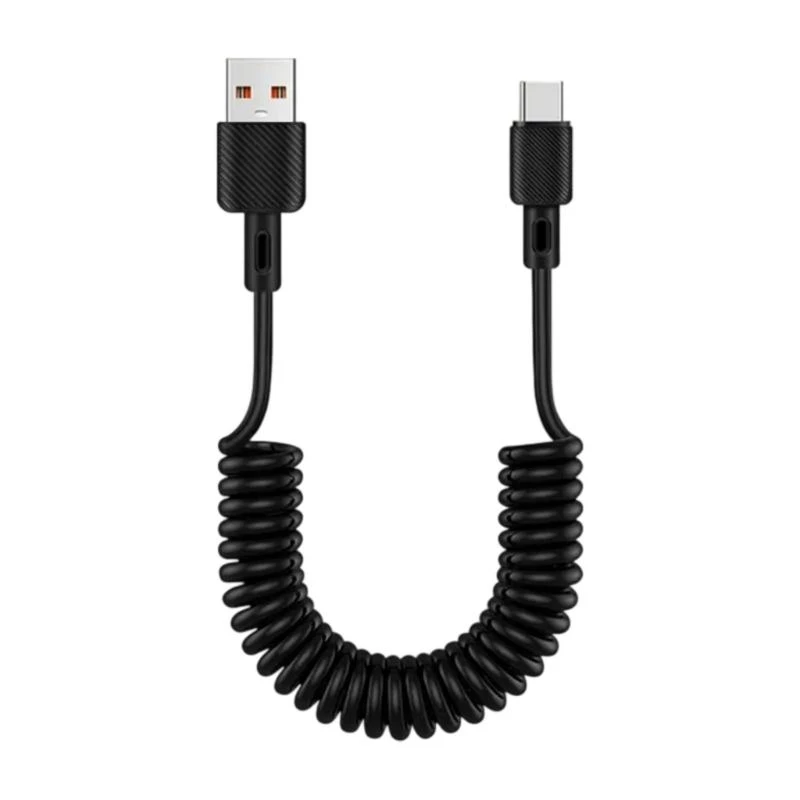 확장 가능한 USB ~ USB C 케이블 빠른 충전 코드 데이터 라인 남성 남성 커넥터 와이어 태블릿 폰 노트북.