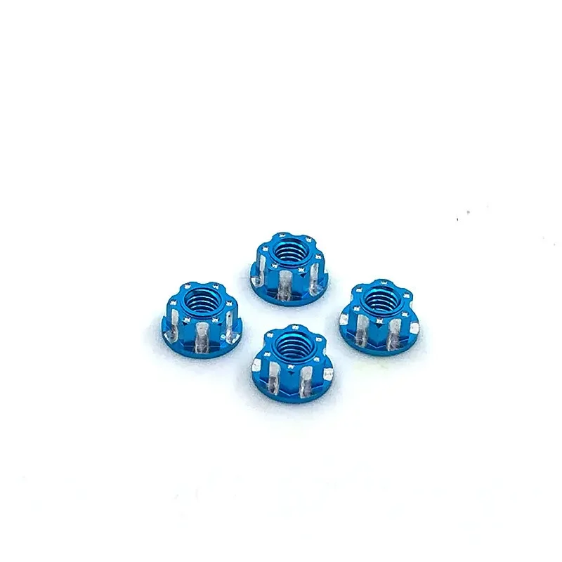 Hexagonal Kg pour HSP Sakura D3 D4 1/10 RC, alliage figuré, conception automobile, télécommande, accessoires de voiture, 4 pièces