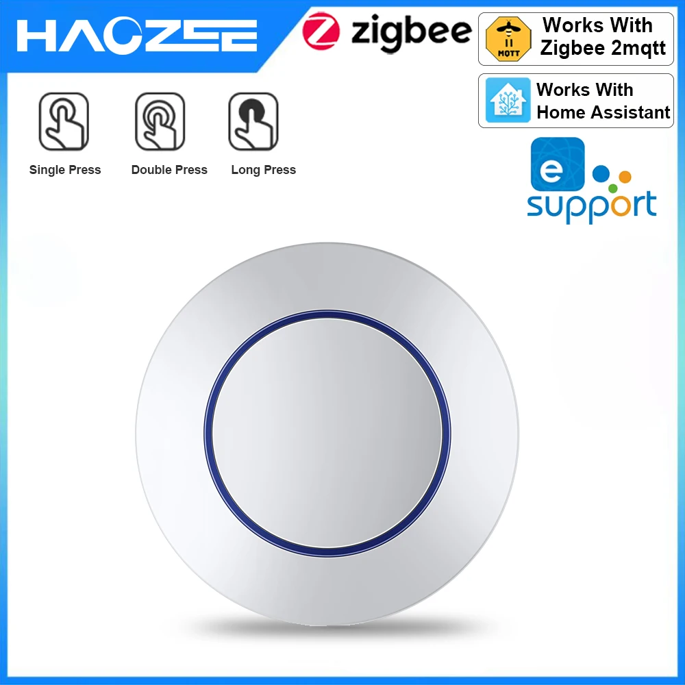 Ewelink Zigbee Switch Push Scene Button Switch Wireless Remote On Off Key Controller Scenario Switch Support Home Assistant