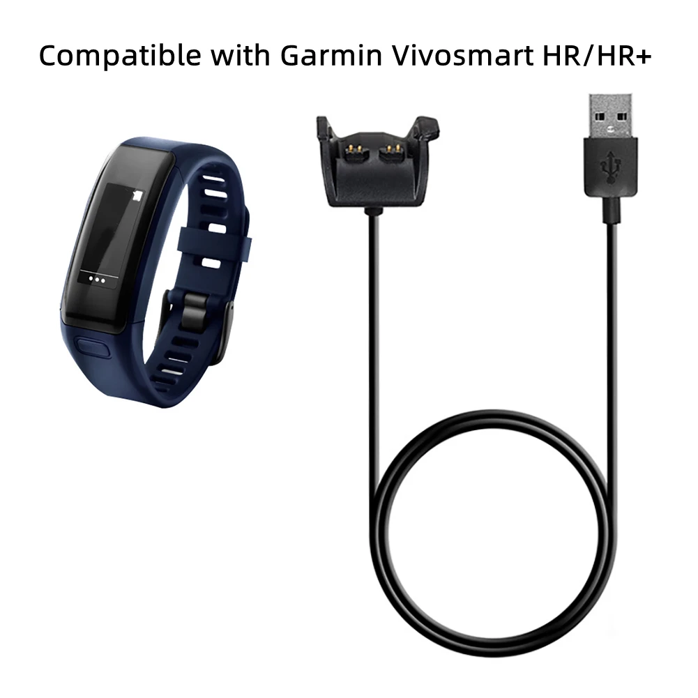 

Nku 1m Replacement USB Charging Cable Durable Charger Dock for Garmin Vivosmart HR HR+ Approach X40 Smart Watch Accessories