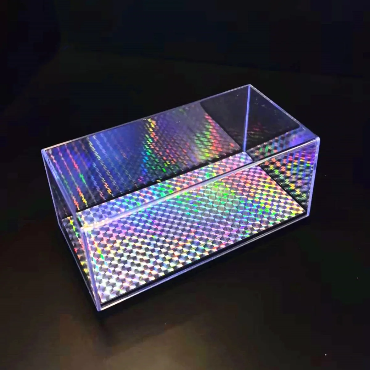 Acrylic Display Box 5.8" x2.8" for Scale 1:43 1:64 1:87 Car Model Collectible Storage Case Figure Miniature DIY Building Diorama