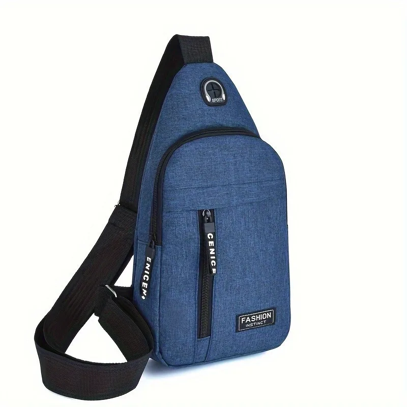 Multifunktionale Outdoor-Reise- und Arbeitstasche - Unisex Casual Messenger Bag, Herren Brusttasche – Detail 3