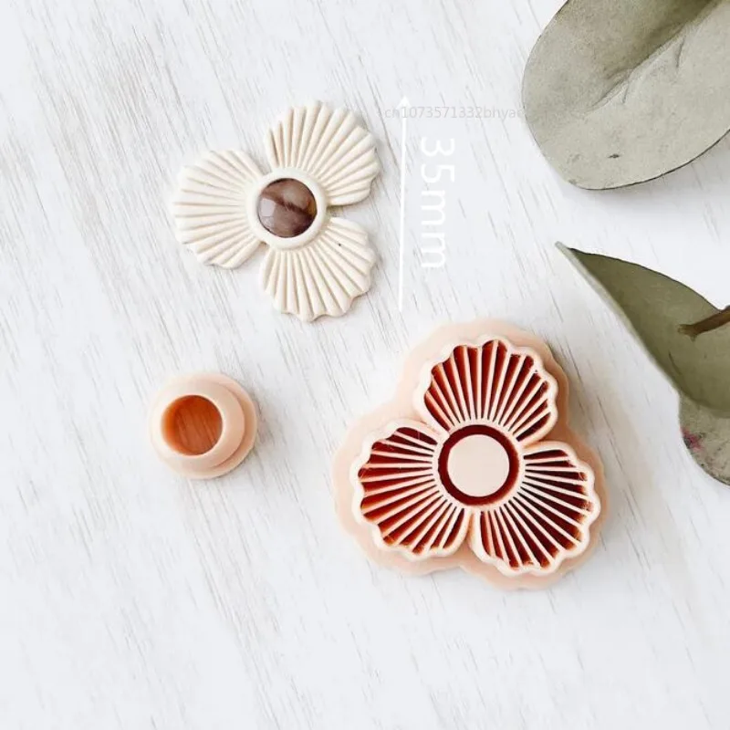 Abstract Symmetry Polymer Clay Cutters for Earrings
