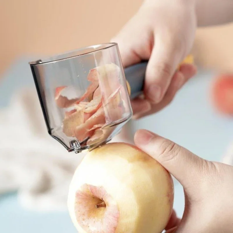 Handy Multi-functional Storage Type Fruit Vegetable Peeler Pear Apple Supplies Household Kitchen Grater Peeling Knife Kitchen To