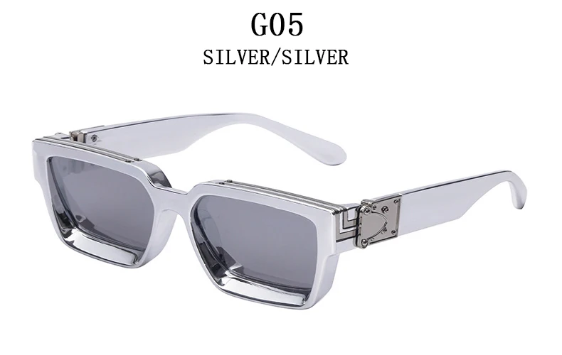 2024 mode Sonnenbrillen Für Männer Vintage Sonnenbrille Frauen Luxus Designer Quadratische Gläser Oculos Dropshipping Lentes Gafas Lunette – Detail 14