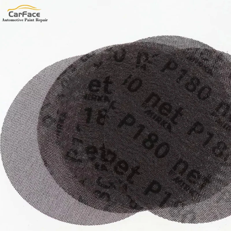 50PCS Mirka Mesh Abrasive Dust Free Sanding Discs 6inch 150mm Auto Repair Net Sandpaper Anti-blocking 80 to 400 Grit