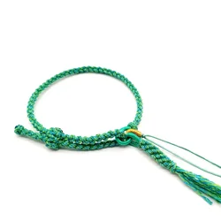 Ethnic Charm Bracelets For Women Multicolor Cotton Thread Exquisite Hand-knitted Bracelet Rope Accessories With Tassel Best Gift