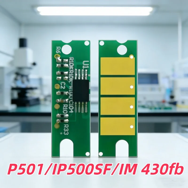 

10PCS Chip For Ricoh P 501/500/IP 500SF/IM 430fb/430fbtl IM430 Toner Cartridge 418446 514204 514203 WW ; 514205 418094 Drum