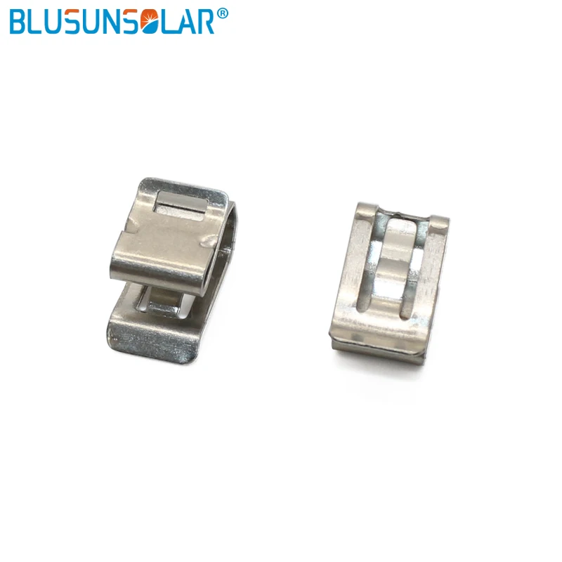 10/50/100 PCS/Lot Hot Sale Solar Stainless Steel PV Cable Clip/Clamp For Two 4mm2/6mm2 Cables Wire Installation Free Shipping