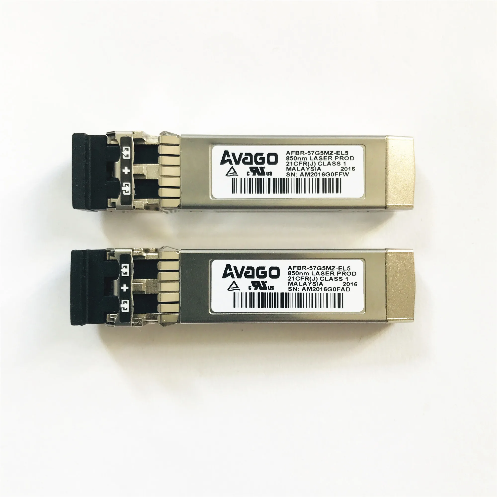 1PCS Avago 32G SFP AFBR-57G5MZ-EL5/850NM 32GB Fibre Channel Multimode Dual Fiber Transceiver Module/avago 32g sfp+ fiber switch