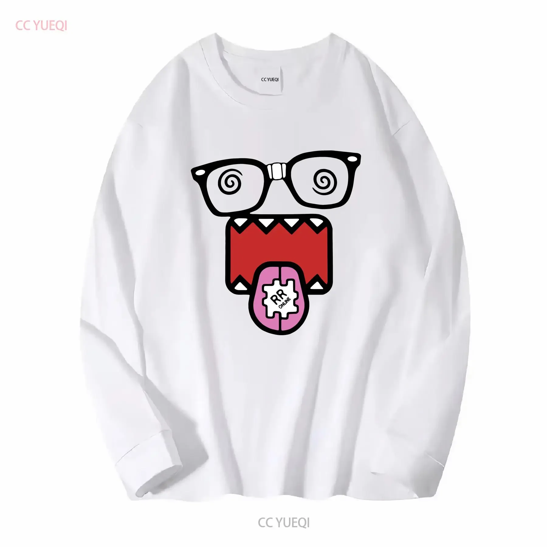 Dizzy Domo Kun T Shirt Emo Scene y2k Fashion 2000's Vintage Cartoon Hot Topic long or short sleeves vintage Washed