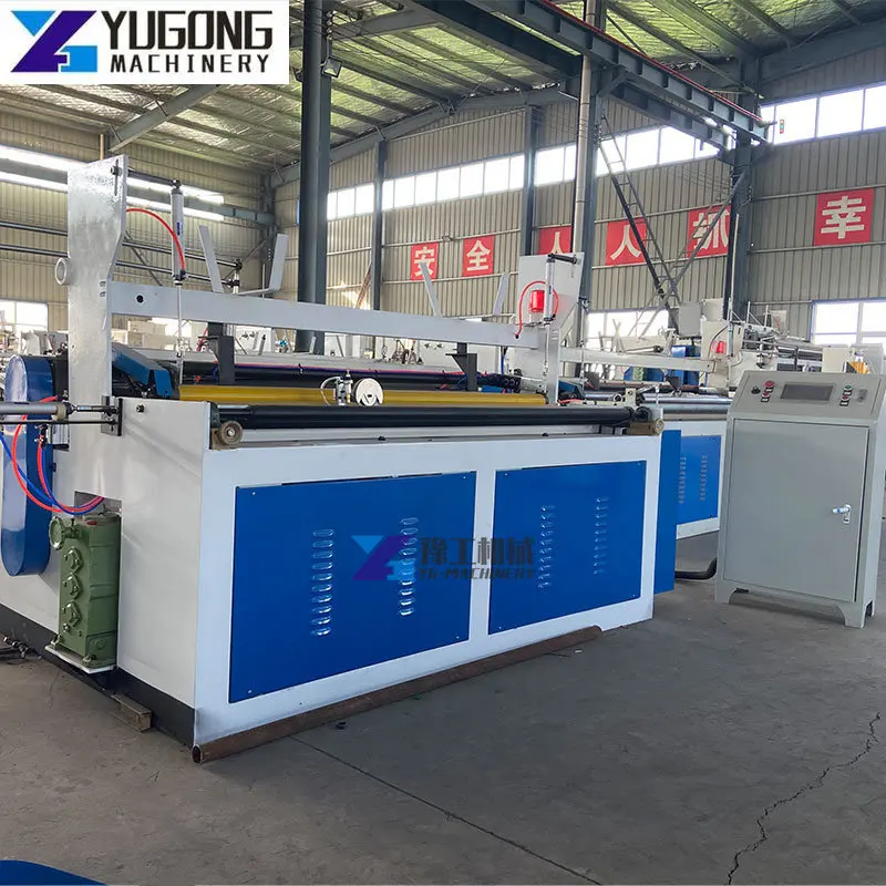 Semi-auto Toilet Paper Production Line Manual Band Saw Cutting Machine for Toilet Paper Toilet Paper Making Machine Complete Set