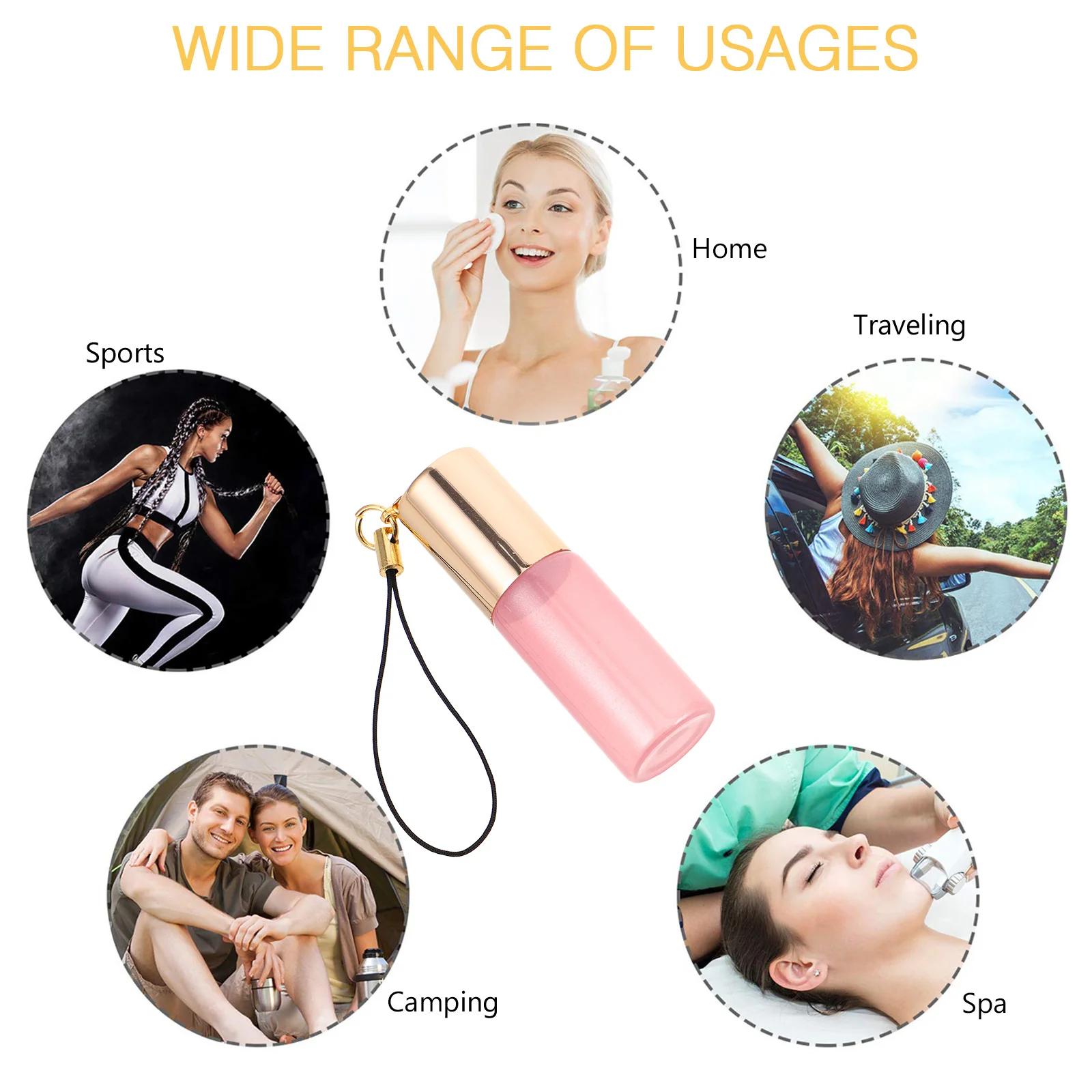 10 szt. Puste szklane butelki roll-on na olejki, styl vintage, pojemniki na perfumy, wielokrotnego użytku, butelki roll-on do aromaterapii, do domu i biura.