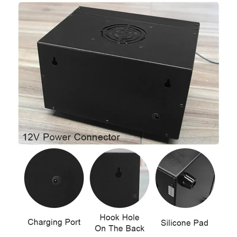 Cheetie CP40 HIIT Treinamento redondo Gymboss Boxe Intervalo Temporizador LED verde Display colorido para treinamento de boxe